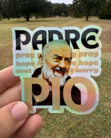 Padre Pio Sticker