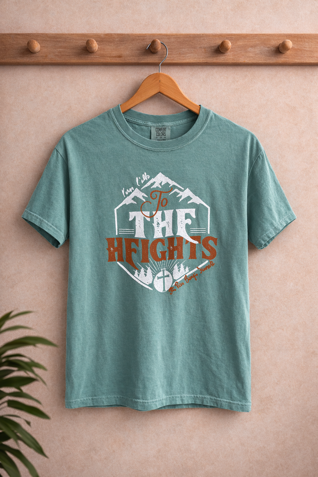 To The Heights Tee - 100% cotton