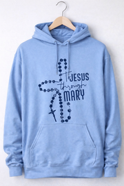 To Jesus Through Mary Hoodie