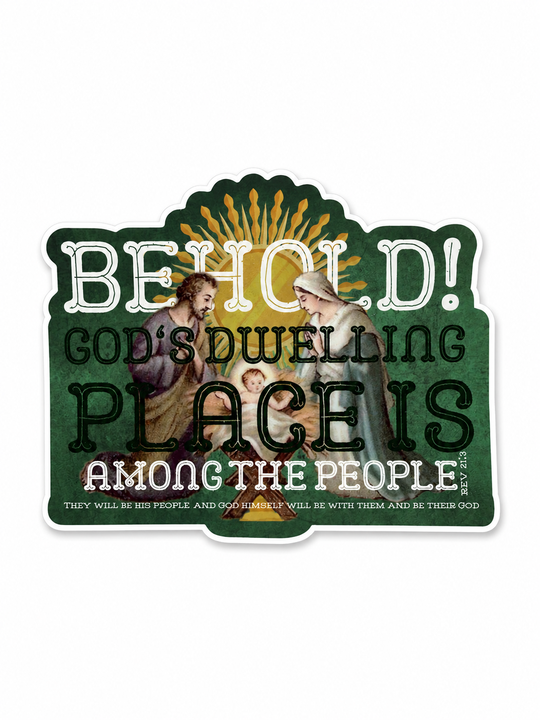 Behold Sticker