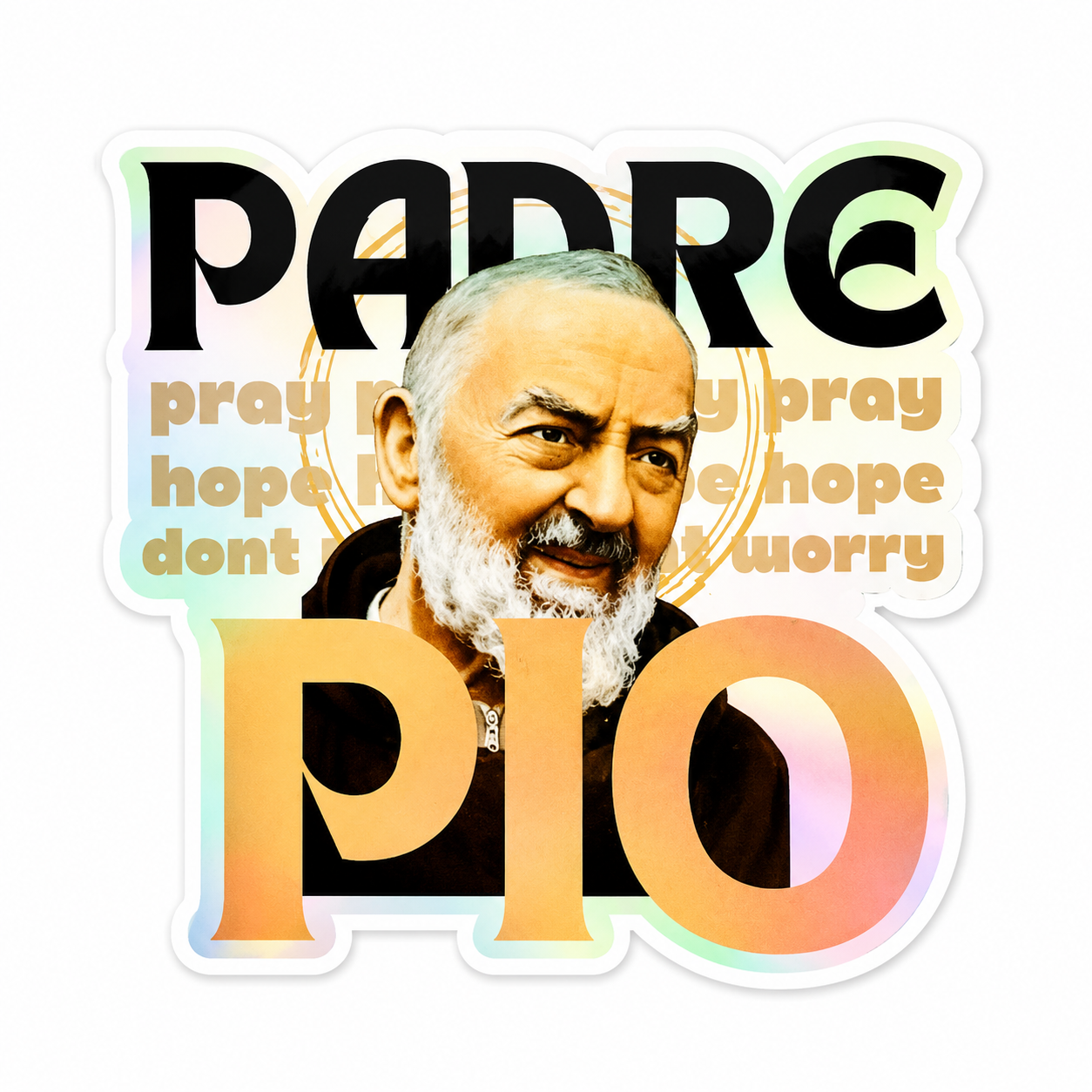Padre Pio Sticker