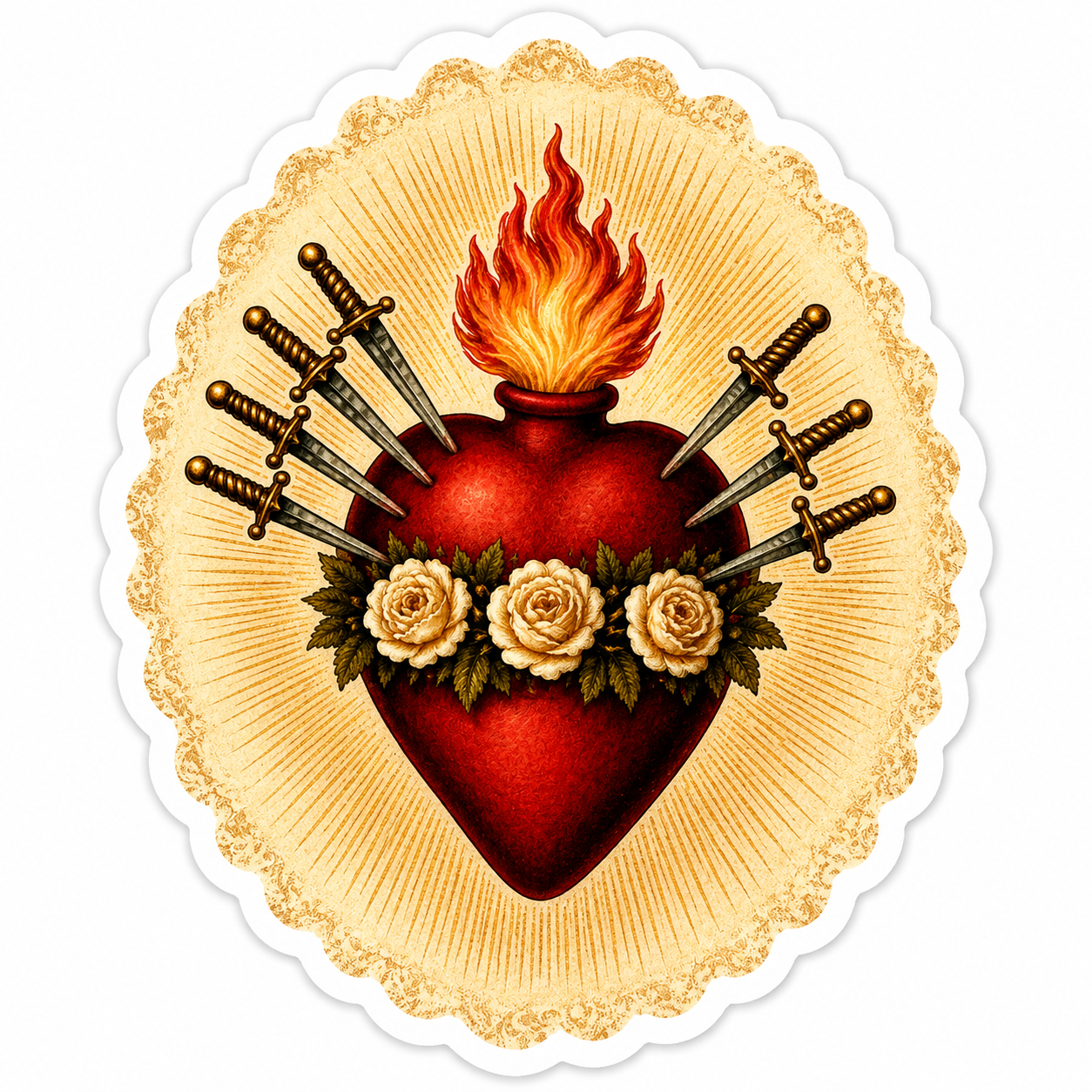 Seven Sorrows Sticker
