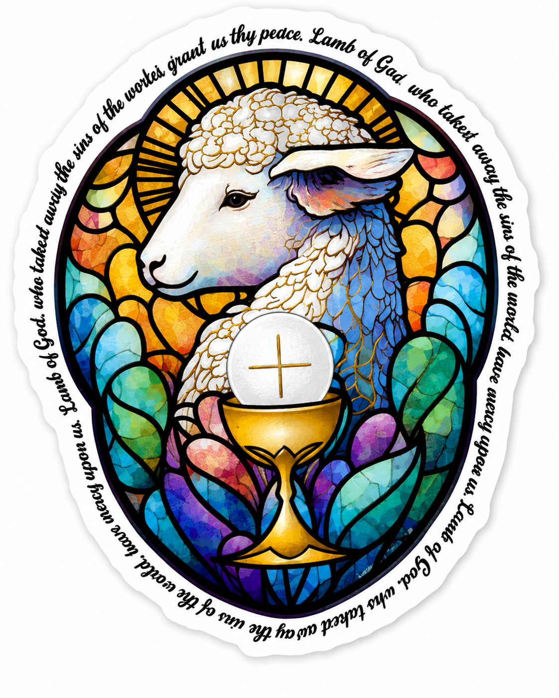 Agnus Dei Sticker