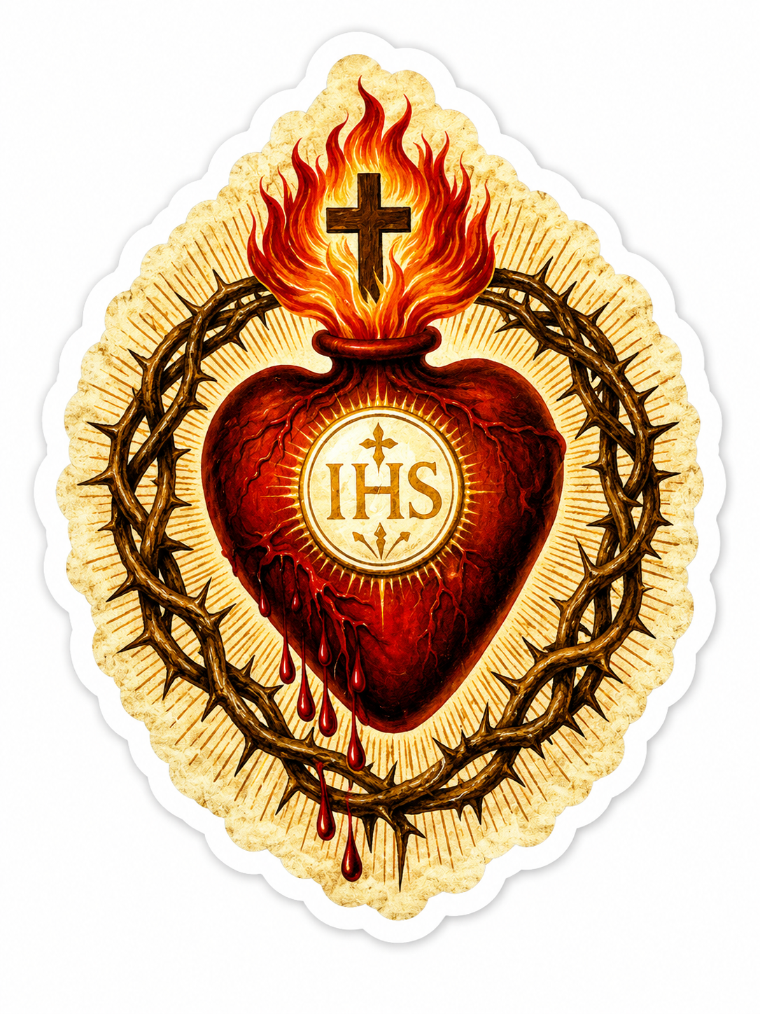 Eucharistic Heart Sticker