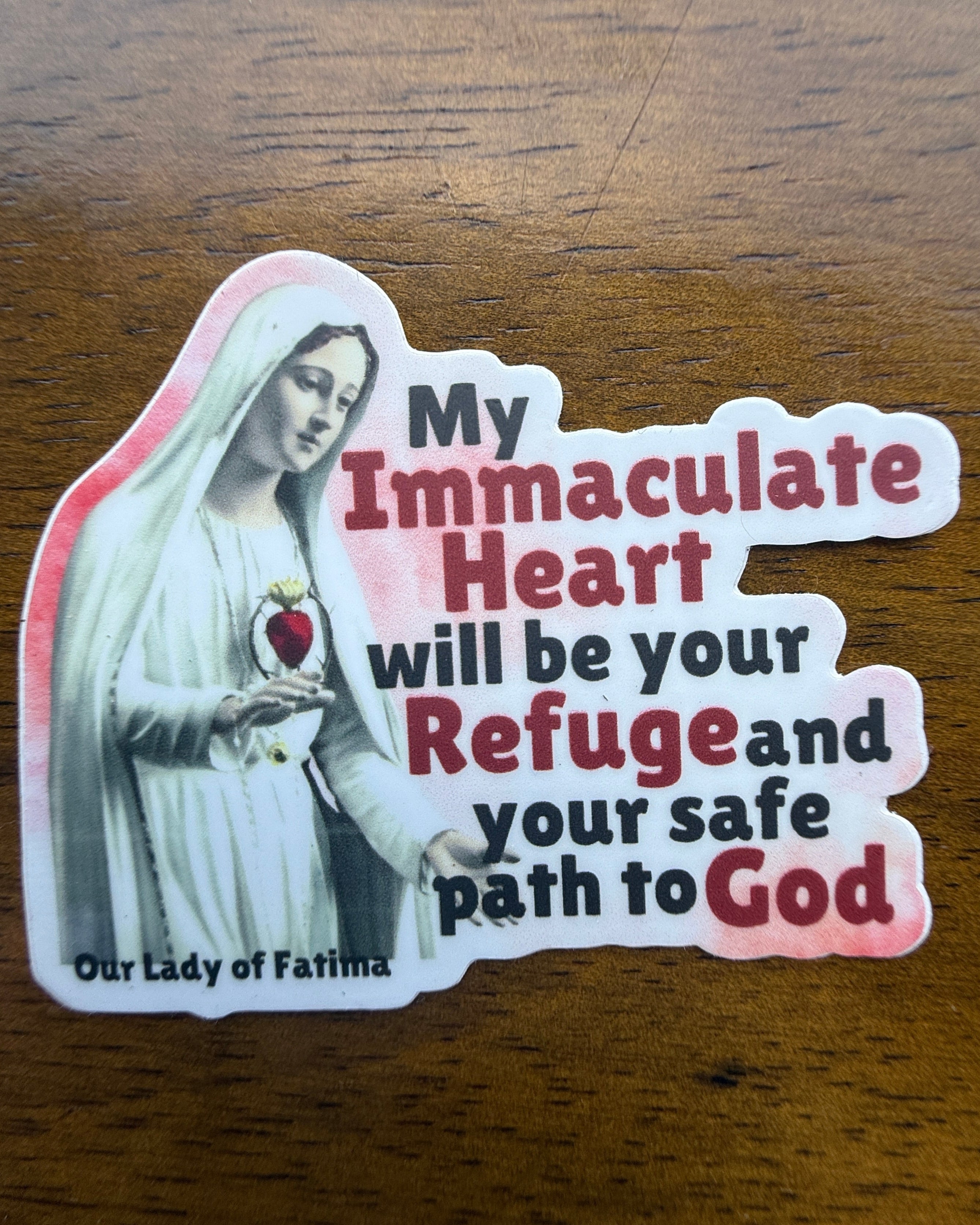 Immaculate Sticker