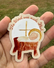 Word Made Flesh Sticker