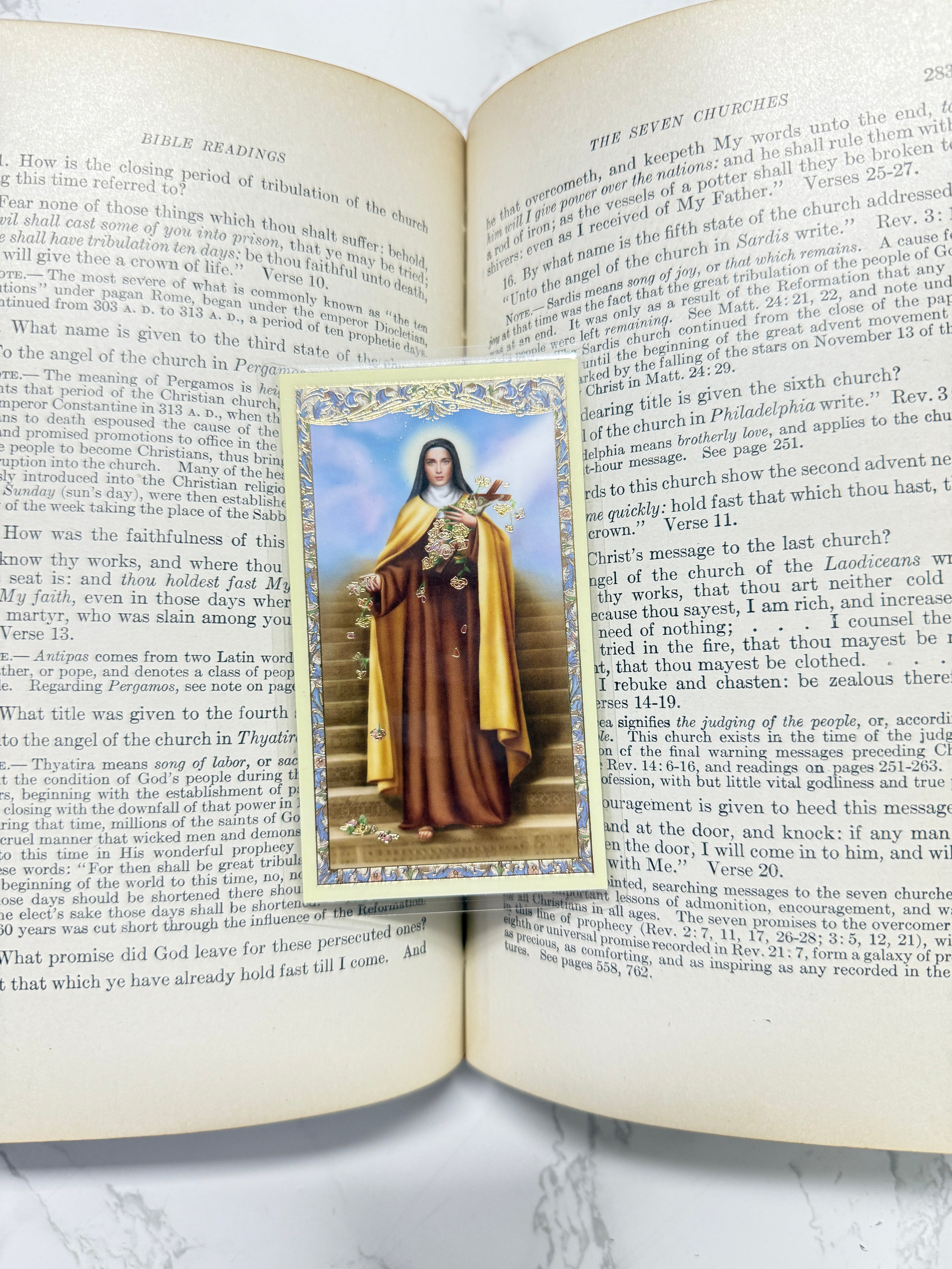 Saint Therese Holy Card