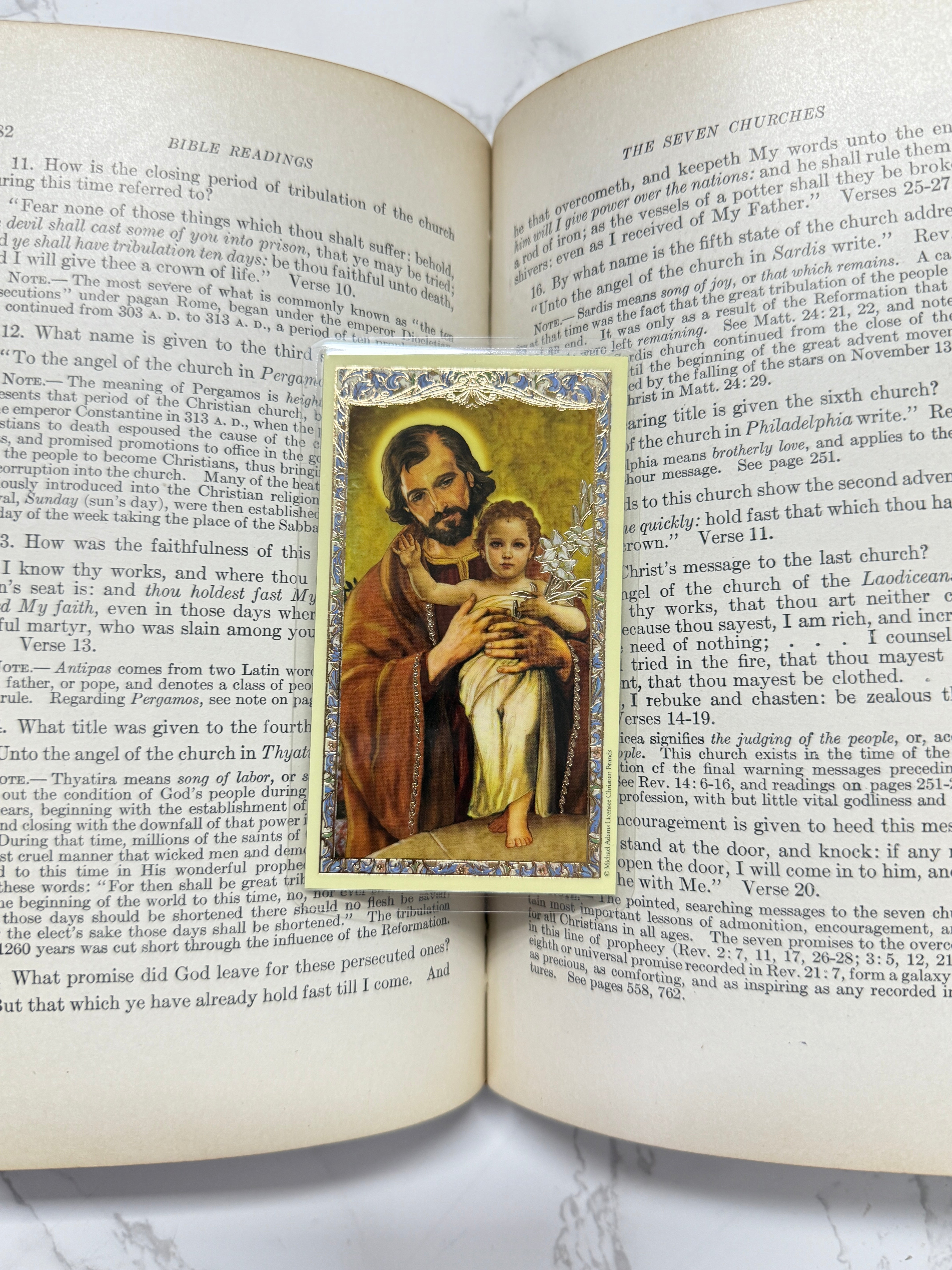 Saint Joseph Holy Card