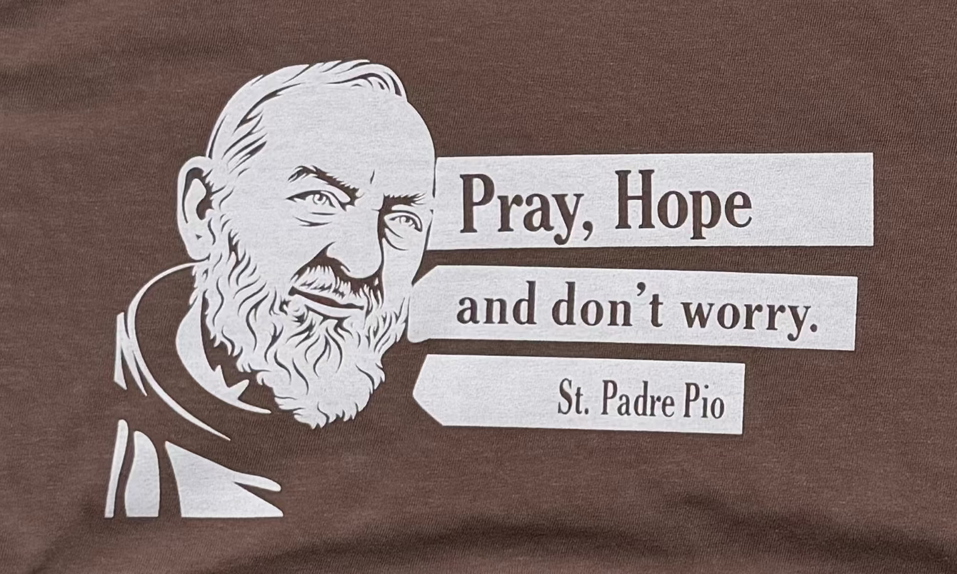 Padre Pio - 100% Cotton