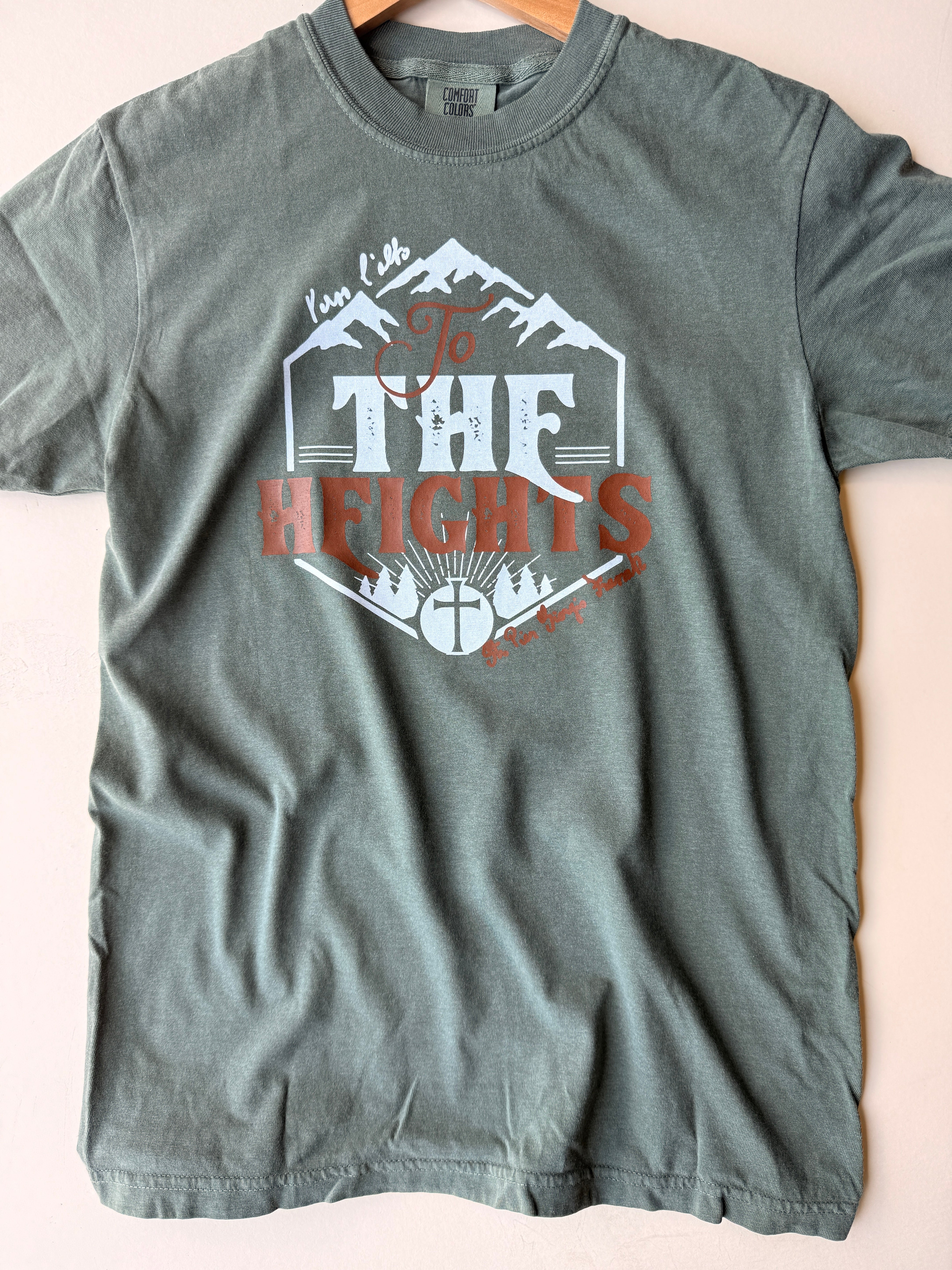 To The Heights Tee - 100% cotton