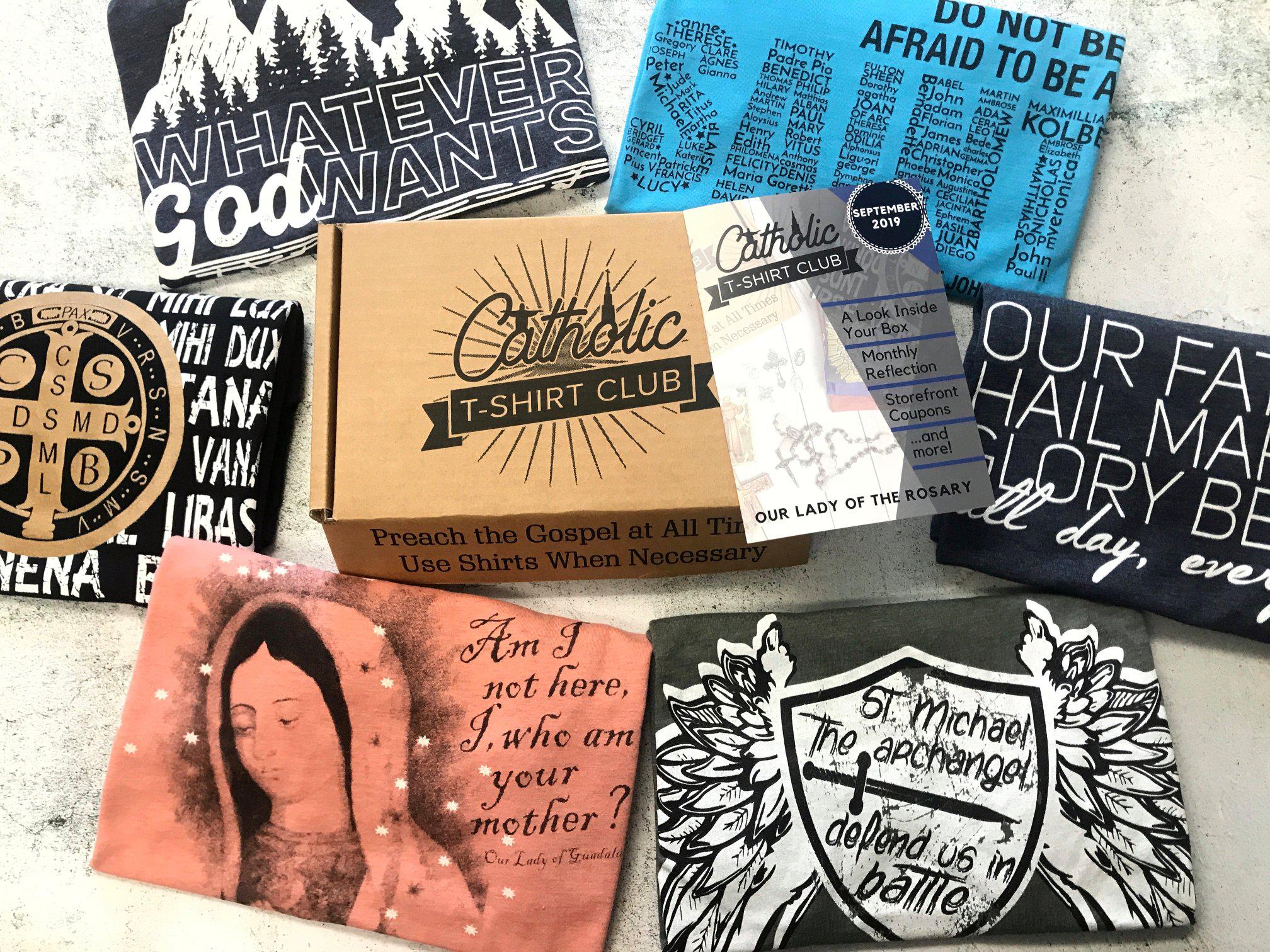 Catholic T-Shirt Club - Basics Subscription - Catholic T-Shirt Club